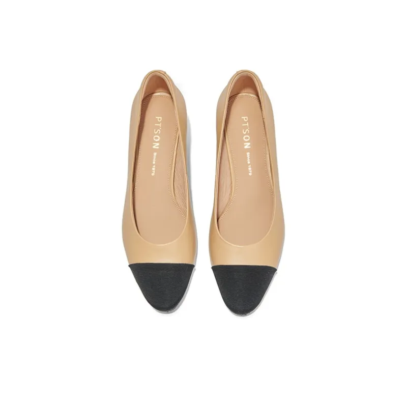 PT'SON Chunky Heel High Heels 4cm Women's-4