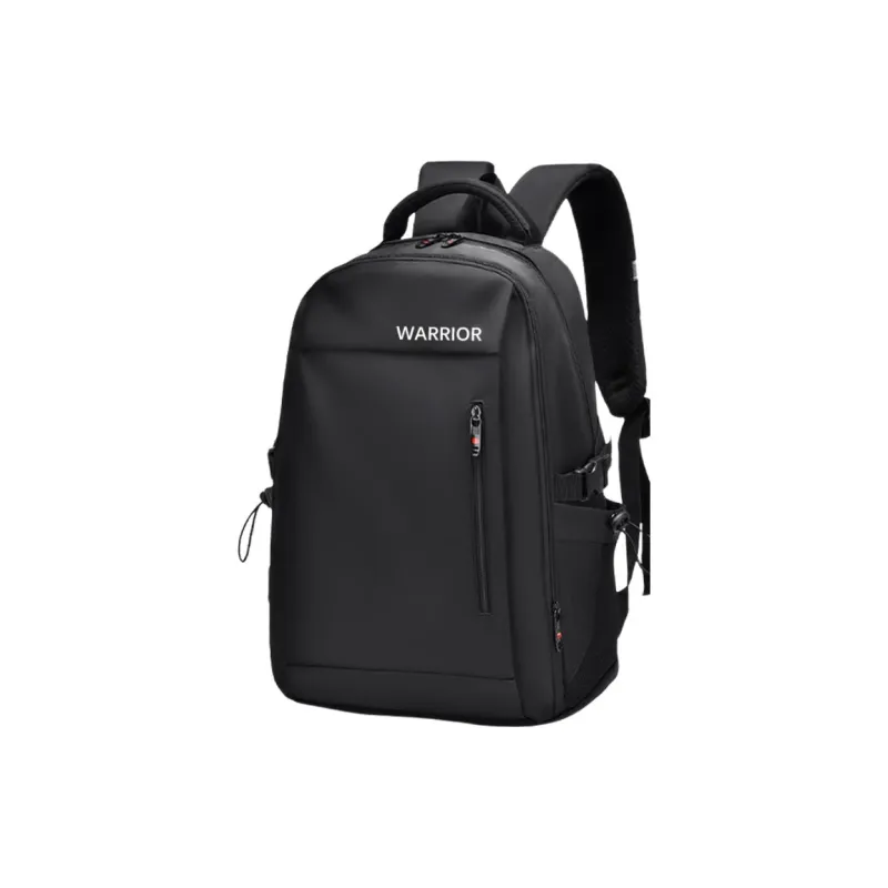 Warrior Nylon Fabric Backpack Regular Unisex Business Urban Techwear Black-1