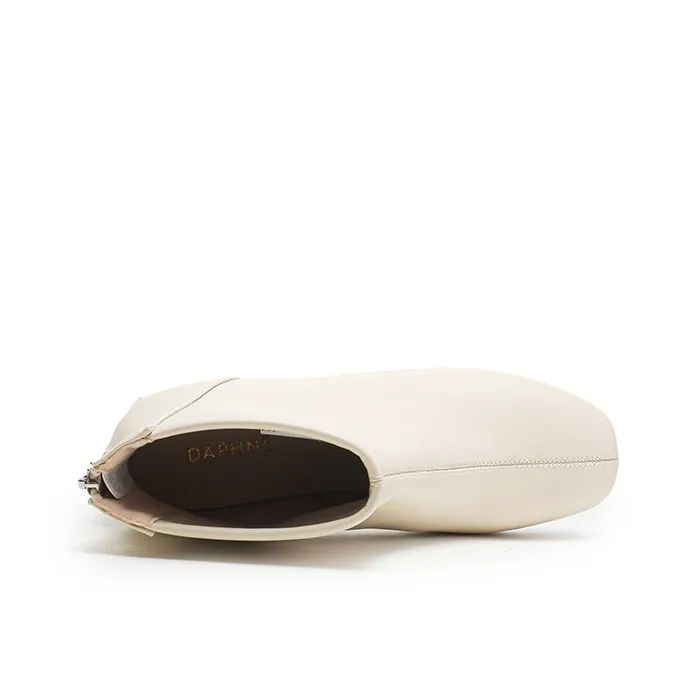 DAPHNE Ankle Boots Women's White-3
