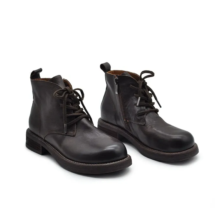 ARTMU Ankle Boots Women's Brown-6