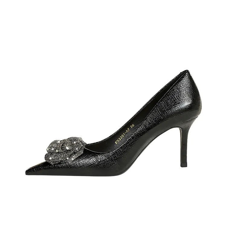 BIGTREE Slim Heel High Heels Women's-1