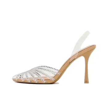 ZARA Slim Heel High Heels Women's Beige