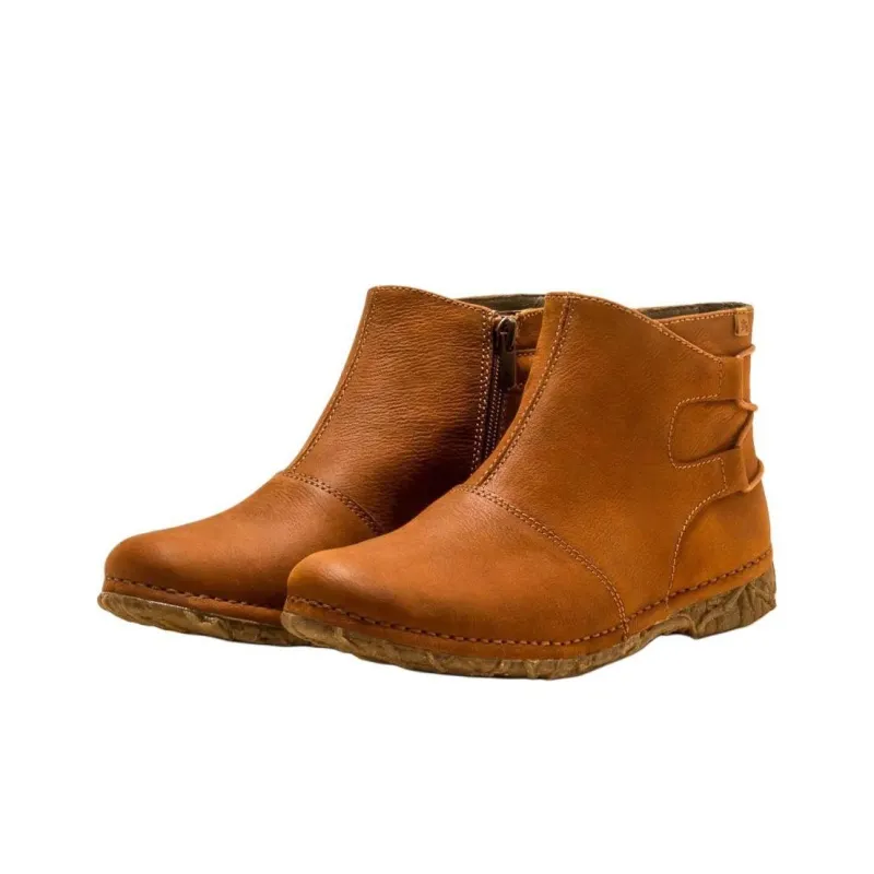 El Naturalista ANGKOR Ankle Boots Women's Yellow Brown-1