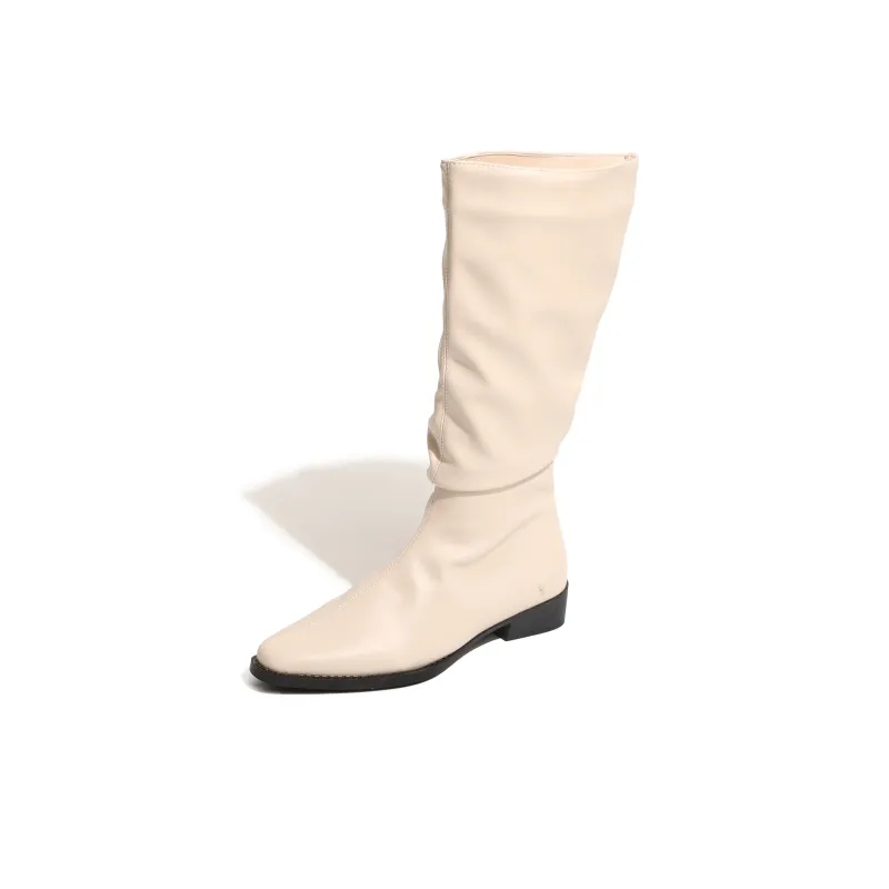 LXVB Slouch Boots Knee-high Boots 3cm Women's-30