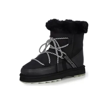 EMU Australia Short Snow Boots Women's Pitch Black