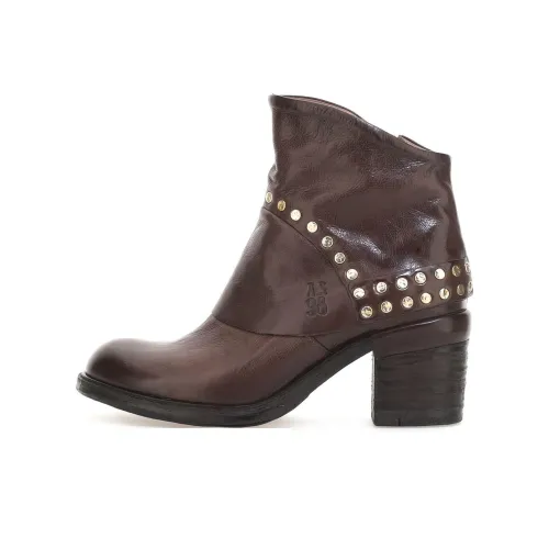 AirStep Ankle polo-shirts boots 6.5cm Women's Brown