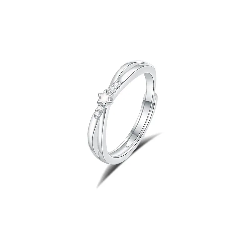 COPI Synthetic Cubic Zirconia Rings Unisex-3