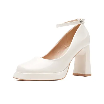 Zubumei Chunky Heel High Heels Women's