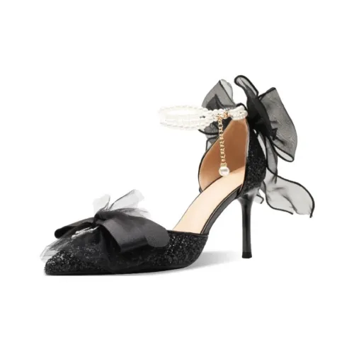 RoseDoris Slim Heel High Heels 8cm Women's Black