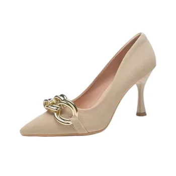 BIGTREE Slim Heel High Heels Women's