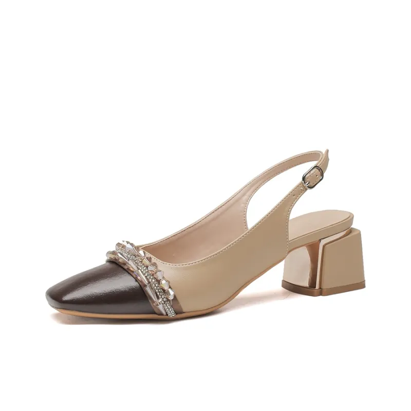 YAFEI XUANYU Chunky Heel High Heels 5cm Women's-0
