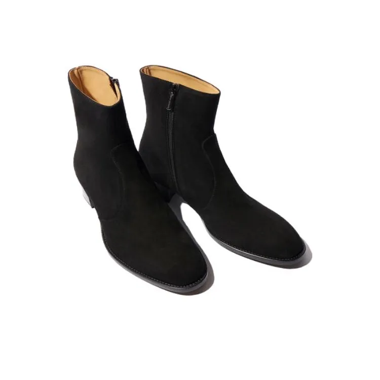 SCAROSSO Warren Zipped Chelsea Boots-2