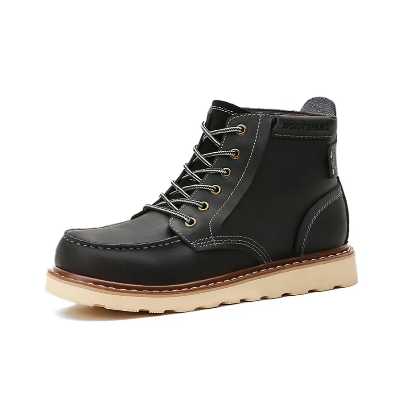 MR.A Ankle Boots Men Beeswax/Black-6