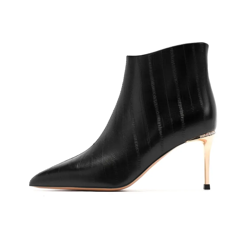 HARSON Ankle Boots Women's Red/Black-7
