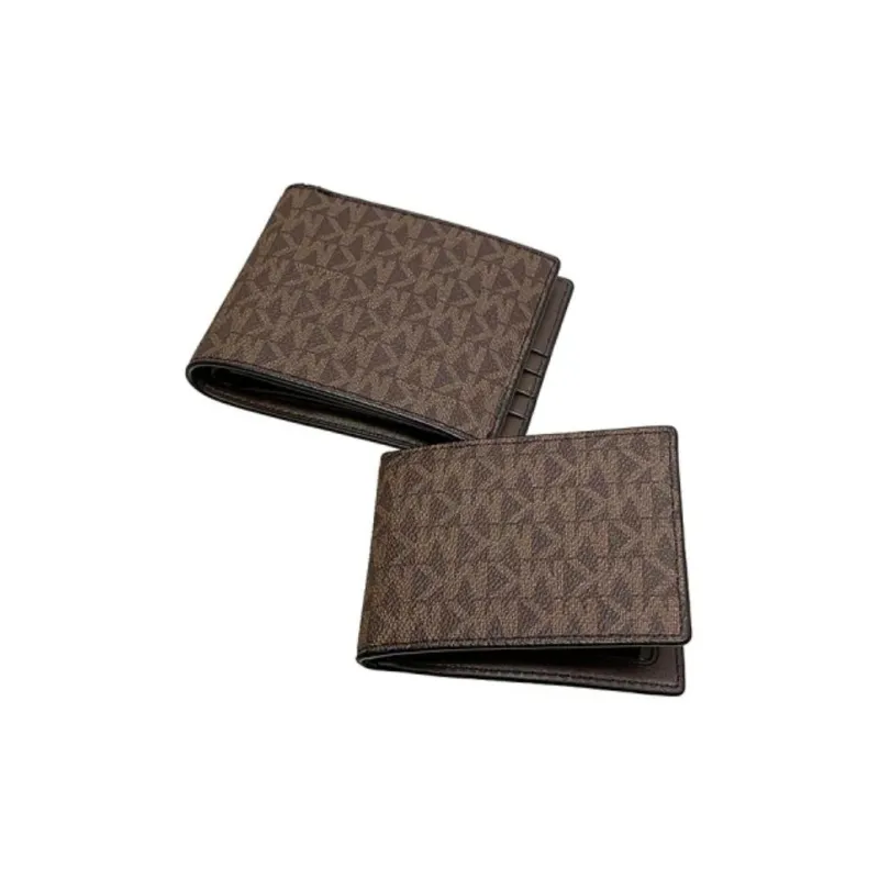 MICHAEL KORS Coated Canvas Wallet Regular Unisex Neon Light-1