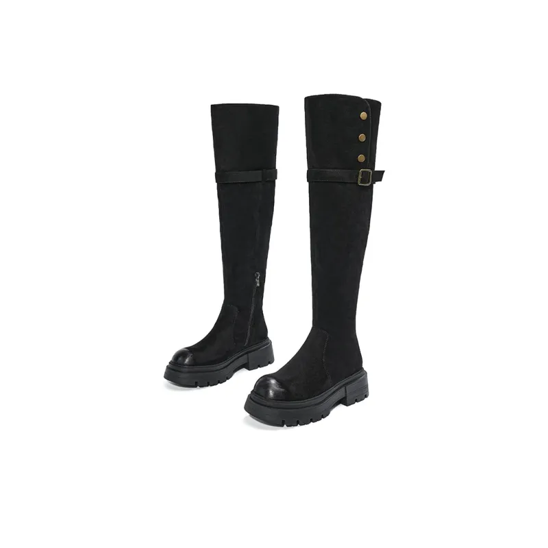 EBLAN Knee-high Boots Women's Umber-13