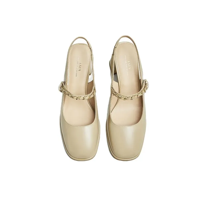 Tata Chunky Heel High Heels 6.5cm Women's-6