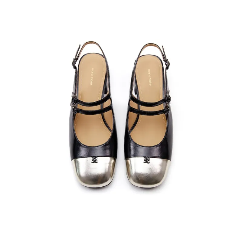 Marie Claire Chunky Heel High Heels 3.3cm Women's-2