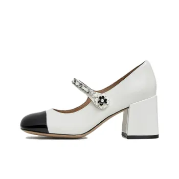 Tata Block Heel Mary Jane Shoes 7.5cm Women's