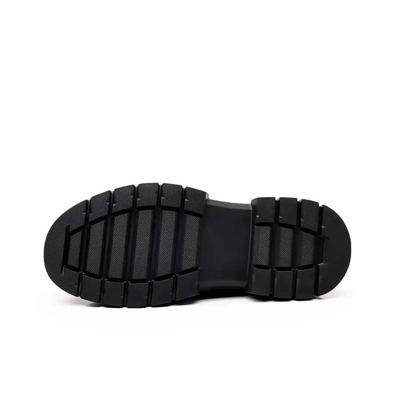 Kangaroo Head Warm Short Snow Boots Unisex Black-3