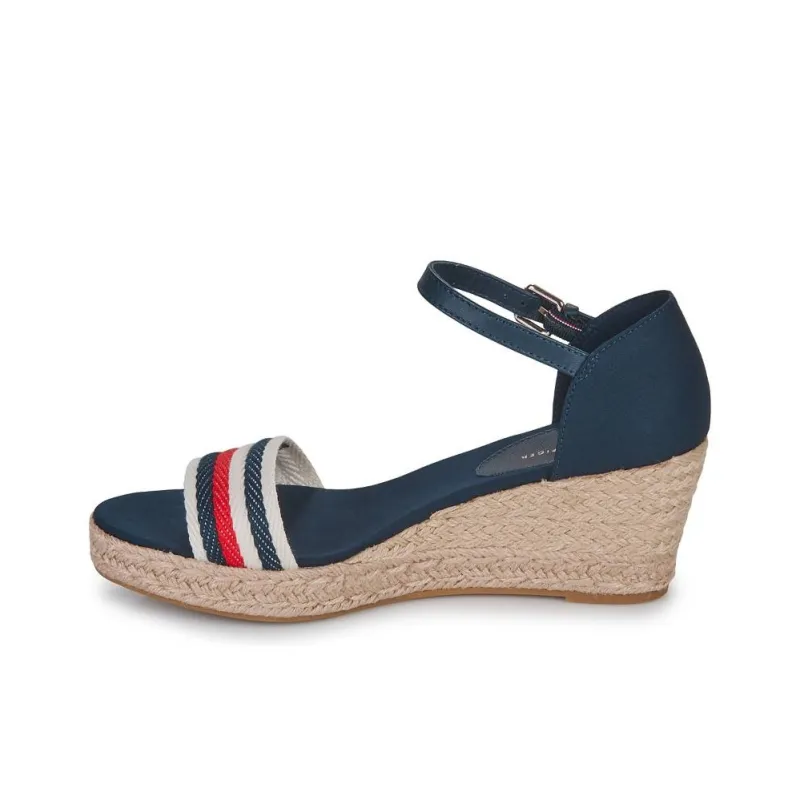 Tommy Hilfiger Logo-print Detail Wedge Sandals-0
