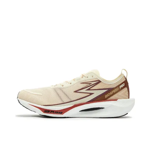 361° Cushioning Anti-Slip And Wear-Resistant Low-Top Running Shoes Unisex Beige Brown
