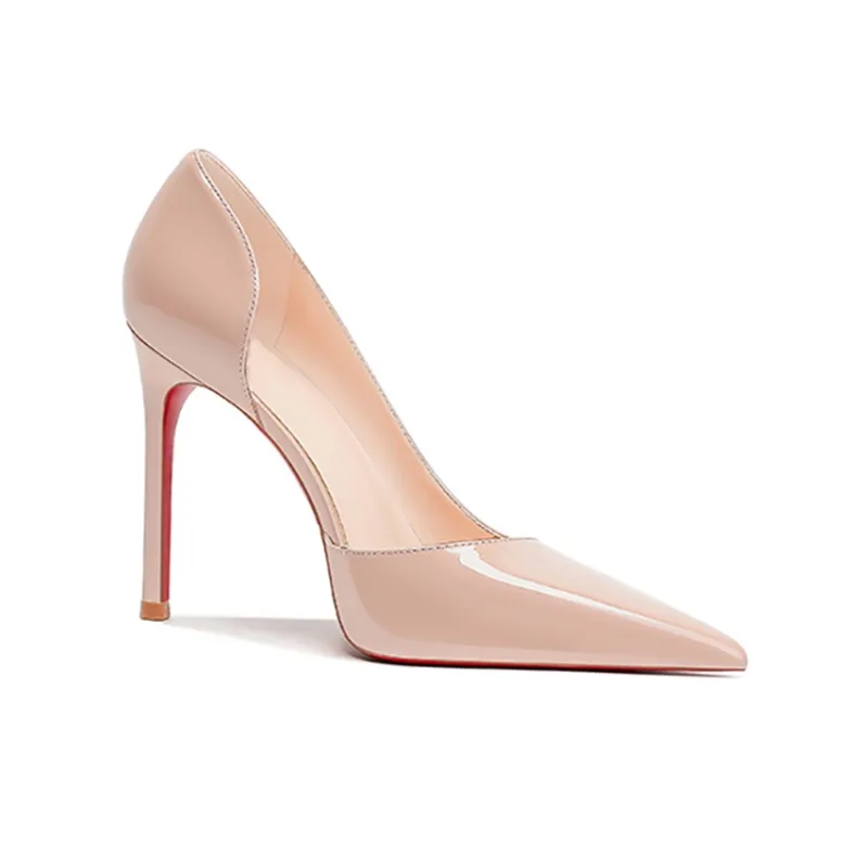 Take The Qin Slim Heel High Heels 9cm 7cm Women's [Gift Box Set]-11