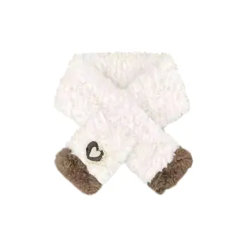 CARTELO Rabbit Fur Plush Yarn Scarf Unisex Gift Box Set