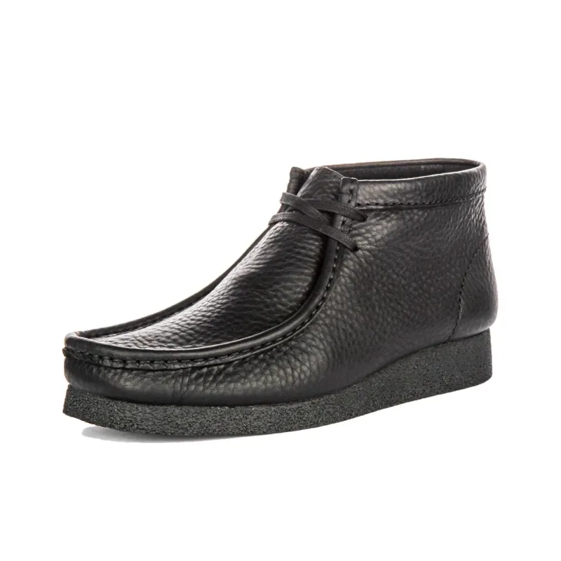 Clarks Originals Wallabee Evo Boot Black Leather-2