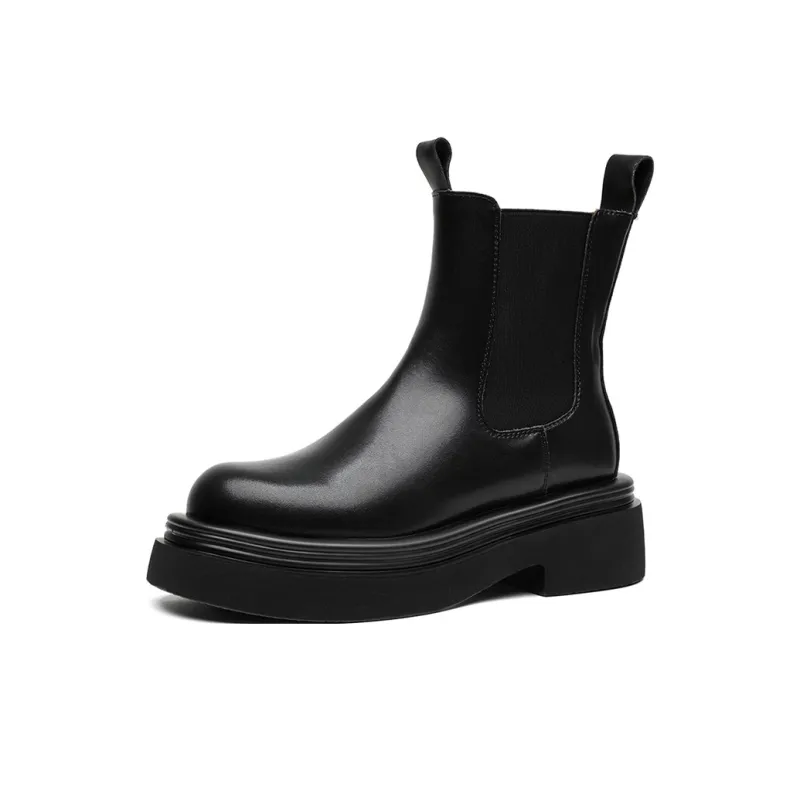 GZZ Crew Chelsea Boots Men's Black-1