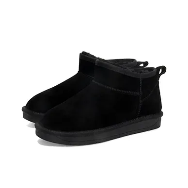 LESELE Warm Slip-Resistant Short Snow Boots Women's-2