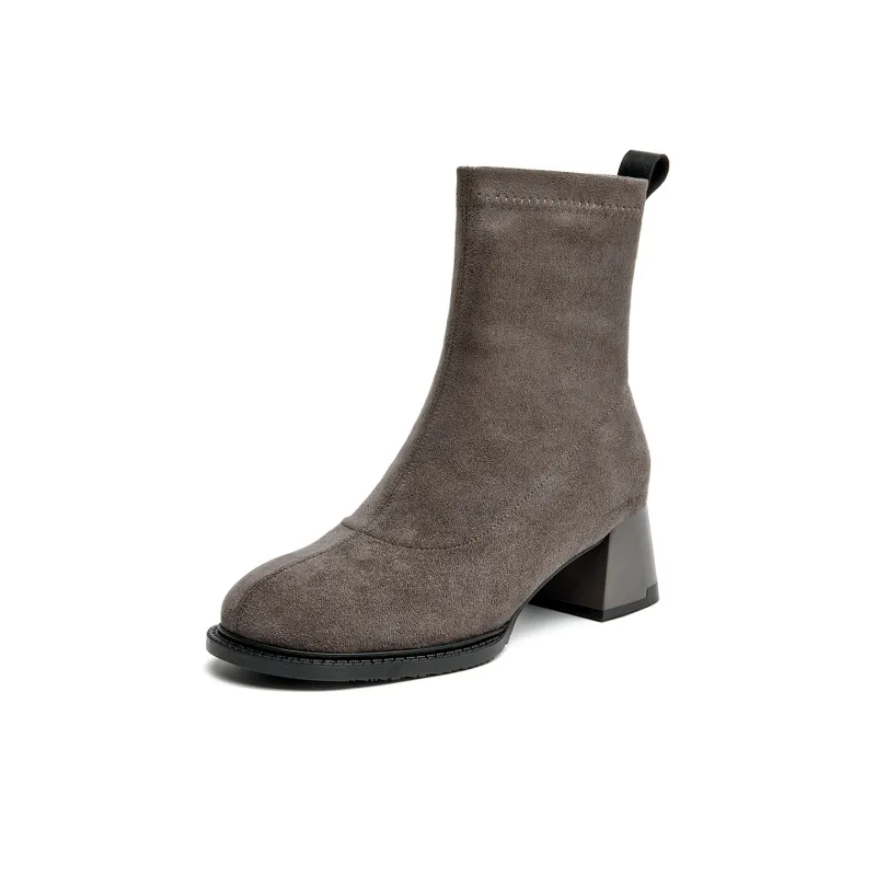 AOKANG Ankle Boots Women's Gray-0