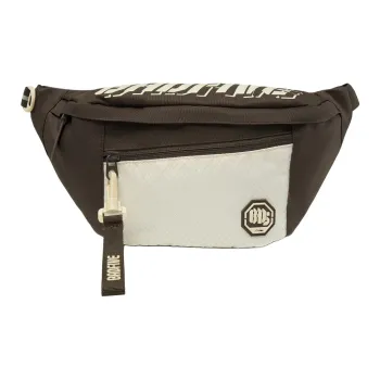 LiNing Polyester Sling Bag Unisex Slate Umber & Rock White Gray