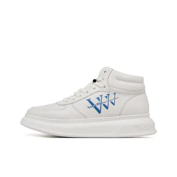VICKI BROWN Ankle Boots Men White Blue/White Gold