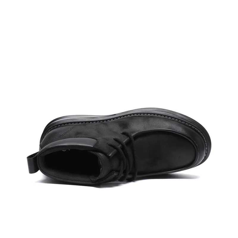 TRUMPPIPE Ankle Boots Men's Black-3