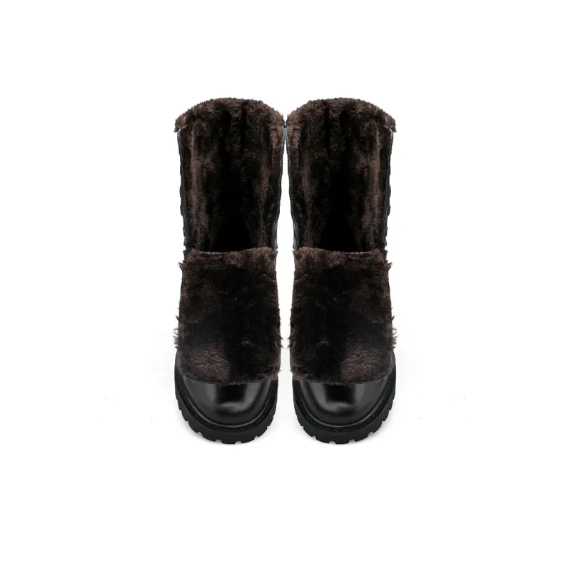 Bull Thunder Short Martin Boot Unisex Black-9