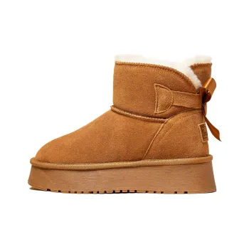 SNOWELF Warm Snow Boots 4cm Women's