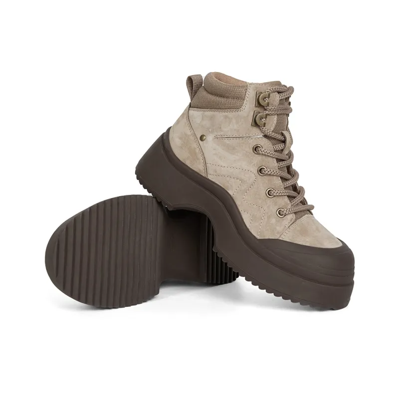 PT'SON Wasteland Style Versatile Fashion Trend Short Martin Boot Women's-9