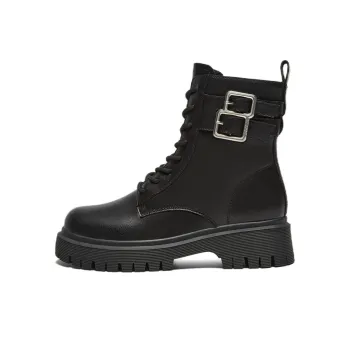 BASTO Short Martin Boot Women's Black