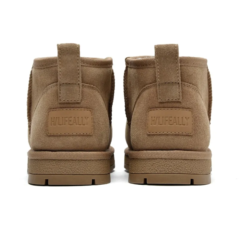 HLA Snow Boots Men Gray/Earth Yellow-12
