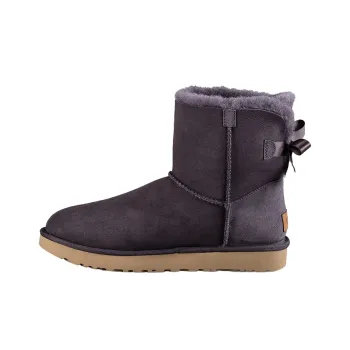 UGG Mini Bailey Bow Ii Boot Snow Boots Purple/Grey Women's