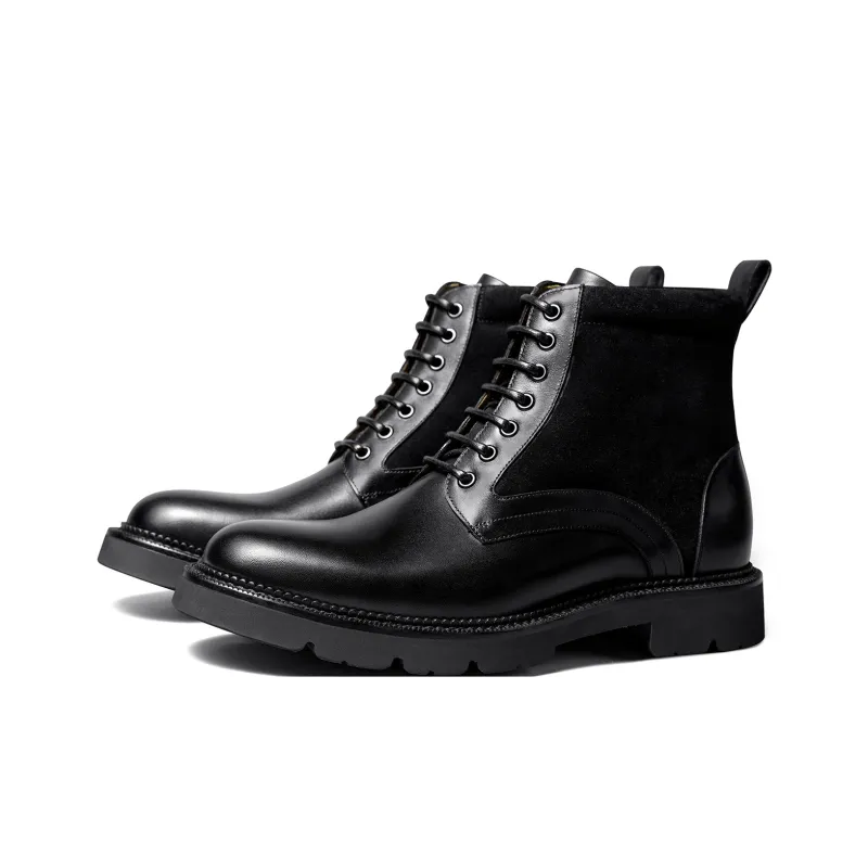 THOM WILLS Short Martin Boot Men's Black-1