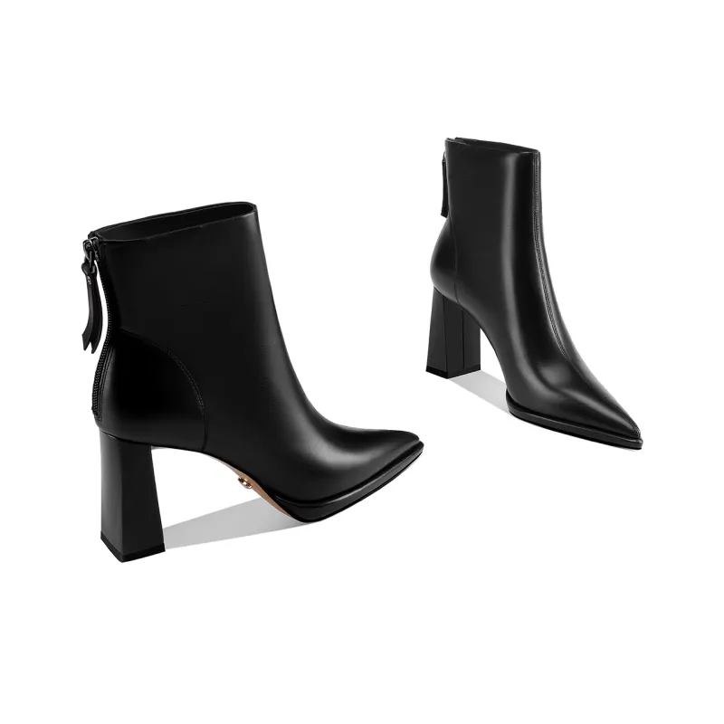 Shesrim Ankle Boots 8cm Women's Black-2