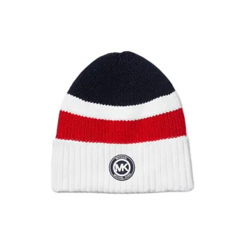 MICHAEL KORS Color-Block Knit Beanie Hat