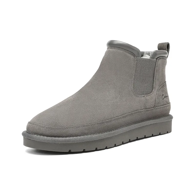 C°BANNER Ankle Length Chelsea Boots Men's Gray-1