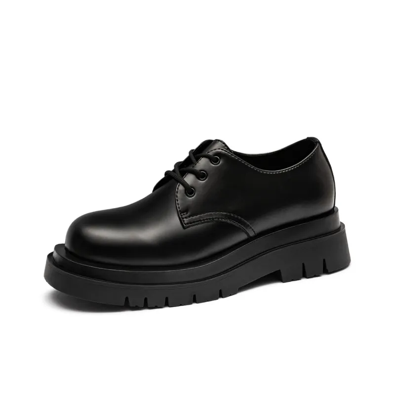 MADEN Ankle Length Casual Shoes 5cm Men's Black-1