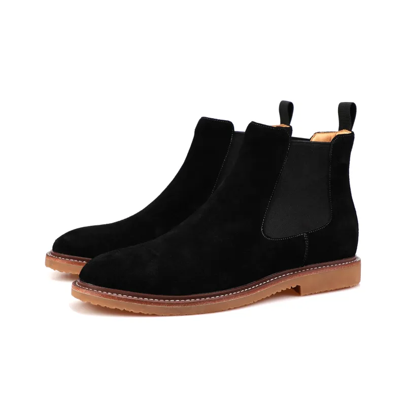 BOSSSUNWEN Chelsea Boots Men's Black-1