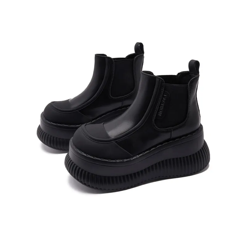 Milan Love Song Crew Chelsea Boots 8.5cm Women's-14