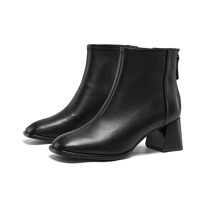 ST&SAT Ankle Boots Women's Ecru/Black/Earth Black-7