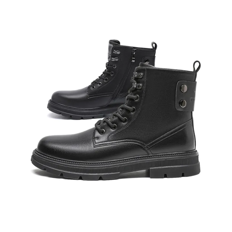 TRUMPPIPE Short Martin Boot Men's Black-1